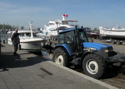 Uit het water halen